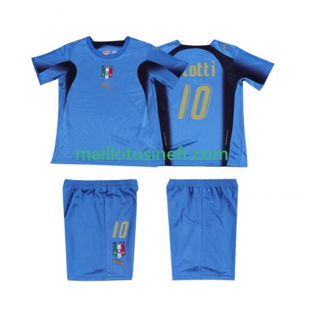 Maillot de Foot Italie TOTTI 10 2006 Domicile Retro - Enfant Maillot de Foot Italie TOTTI 10 2006 Domicile Retro - Enfant